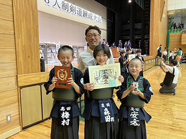 神泉会道場主催３人制剣道錬成大会